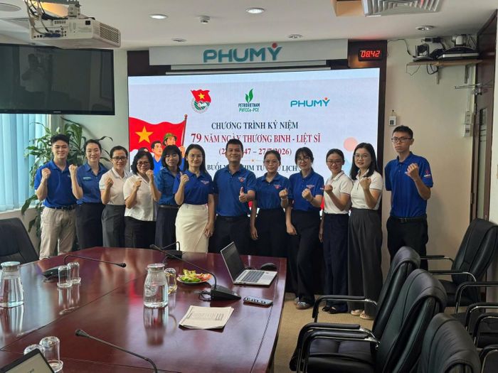 Đoàn Thanh niên Phú Mỹ Miền Trung tổ chức buổi sinh hoạt truyền thống, cùng ôn lại lịch sử và ý nghĩa của Ngày Thương binh - Liệt sĩ.