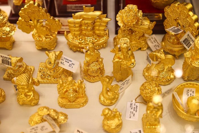 Giá vàng dự báo bi quan. Ảnh: Phạm Hải