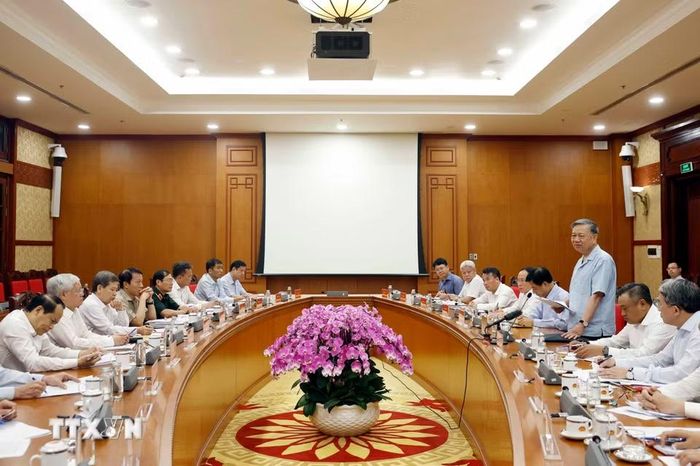 Tổng Bí thư, Chủ tịch nước Tô Lâm phát biểu. (Ảnh: Thống Nhất/TTXVN)