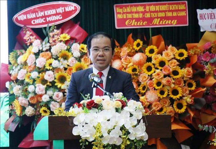 Phó Giáo sư, Tiến sỹ Vũ Tuấn Hưng, Viện trưởng Viện Khoa học xã hội vùng Nam Bộ. Ảnh: Thu Hương/TTXVN