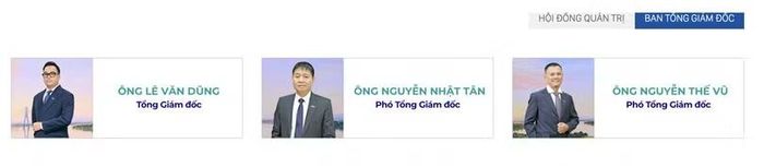 Ban Tổng giám đốc PC1. Ảnh: Pc1.