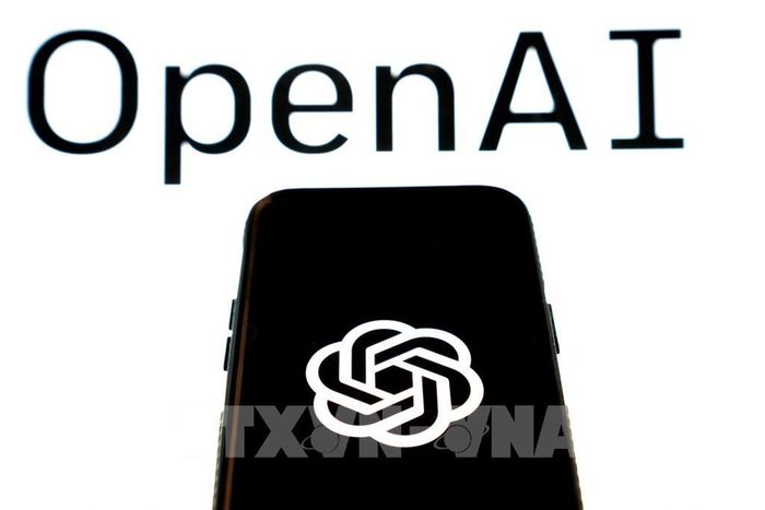 Biểu tượng ChatGPT của Công ty OpenAI tại một văn phòng ở Washington DC. Ảnh: philstar.com/TTXVN