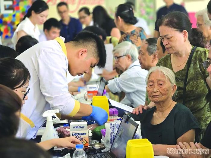 Qua rà soát, phường Cửa Nam (Hà Nội) xác định có 141 trường hợp thân nhân liệt sĩ thuộc diện lấy mẫu sinh phẩm ADN trong đợt cao điểm - Ảnh: Hà Đương