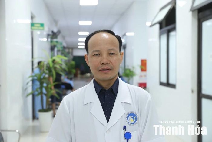 ThS.BSCKII Mai Quang Trung, Phó Giám đốc Bệnh viện Phụ sản Thanh Hóa.
