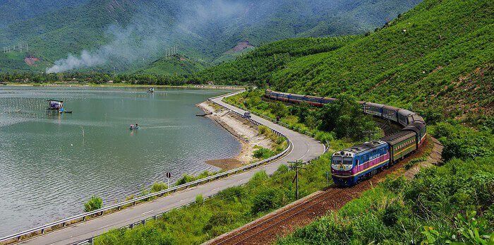 Tuyến đường sắt Bắc - Nam hiện hữu. (Nguồn: VNR).