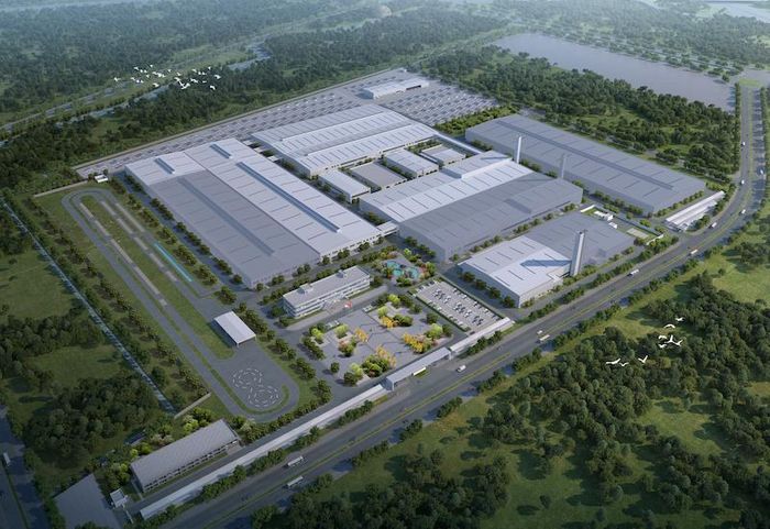 Phối cảnh của nhà máy thương hiệu Omoda &amp; Jaecoo tại Hưng Yên.