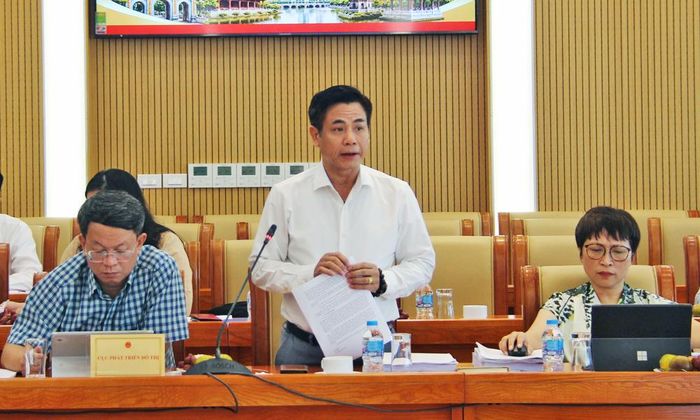  Đại diện Cục Phát triển đô thị tham gia góp ý vào đề án. 