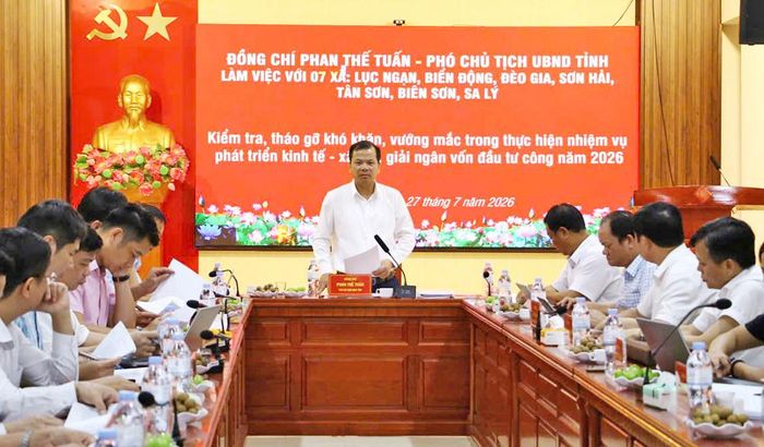  Các đại biểu dự buổi làm việc. 