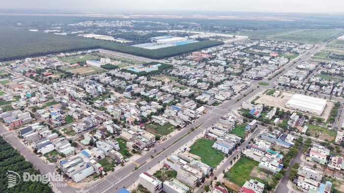 Khu tái định cư Lộc An - Bình Sơn tại khu vực đô thị Long Thành.