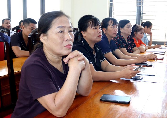 Các học viên tham gia tập huấn.