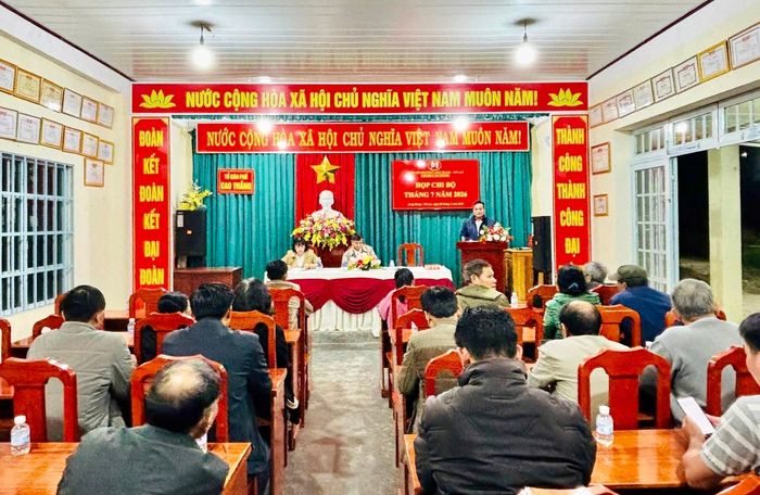 Các chi bộ mới thành lập sau sáp nhập đã tổ chức sinh hoạt chi bộ, phân công nhiệm vụ cho cấp ủy viên, thông qua quy chế làm việc