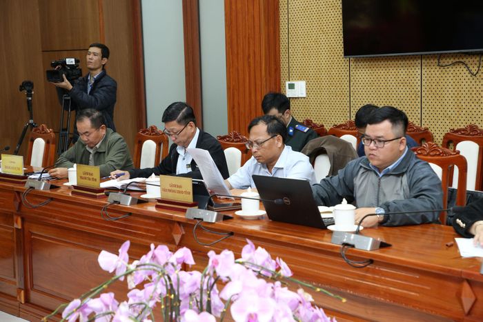 Các đại biểu tham dự buổi tiếp công dân