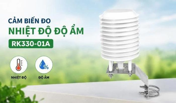 Cảm biến đo nhiệt độ độ ẩm RK330-01A có thiết kế chắc chắn