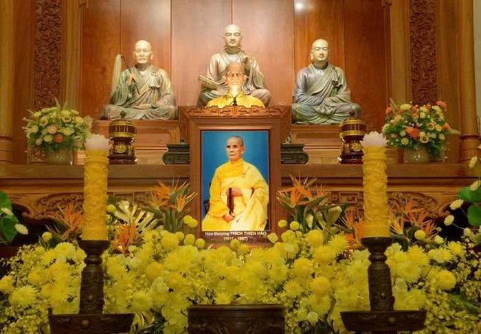 Di ảnh Đại lão Hòa thượng Thích Thiện Hào tại Tổ đường Việt Nam Quốc Tự