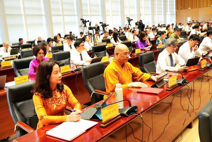 Các đại biểu tham dự kỳ họp thứ Ba, HĐND thành phố Hải Phòng Khóa XVII. Ảnh: Nguyễn Ánh