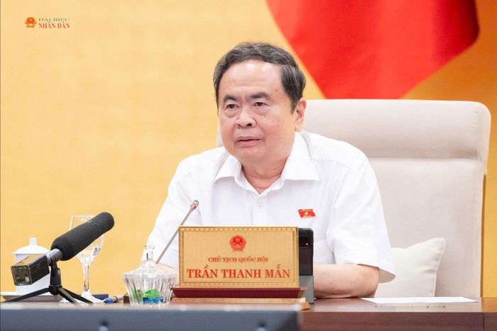 Chủ tịch Quốc hội Trần Thanh Mẫn chủ trì phiên họp