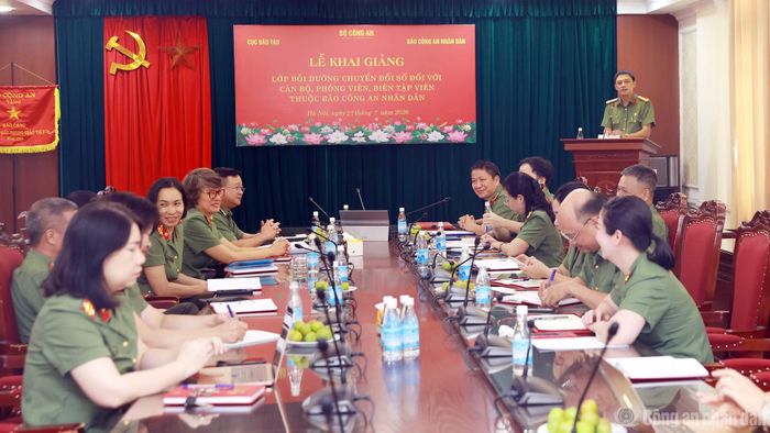 Quang cảnh Lễ khai giảng.