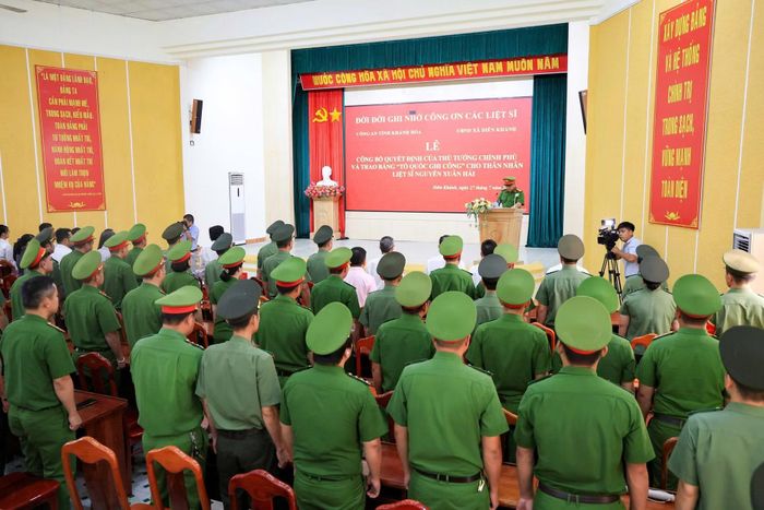 Quang cảnh buổi lễ. Ảnh: Sơn Hồng.