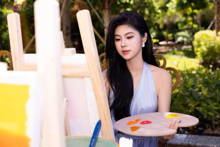 Võ Đoàn Bảo Hà thể hiện phong cách tự tin trên sân khấu. (Ảnh: FBNV)