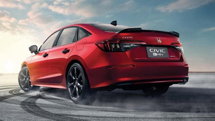 Honda Civic 2026 ra mắt tại Thái Lan, bổ sung S+ Shift và cảnh báo điểm mù. Ảnh: Honda