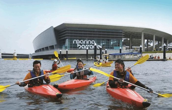 Marina Barrage cũng là một điểm đến nổi tiếng đối với du khách. Ảnh: Chính phủ Singapore