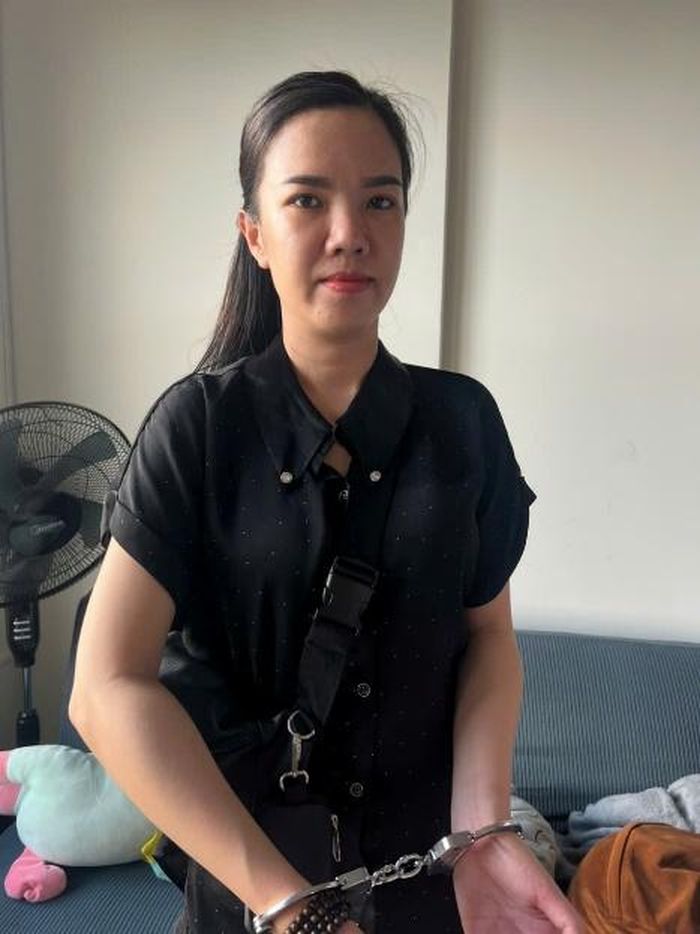 Đối tượng truy nã đặc biệt nguy hiểm Nguyễn Phạm Như Huỳnh sau khi bị bắt giữ. Ảnh: CACC
