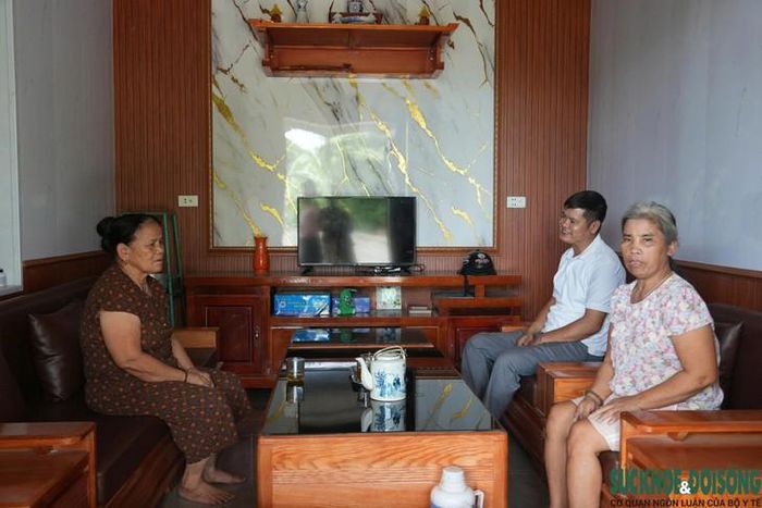 Căn nhà mới của gia đình chị Nguyễn Thị Hà được hoàn thành từ chương trình hỗ trợ nhà ở dành cho con đẻ người hoạt động kháng chiến bị nhiễm chất độc hóa học.