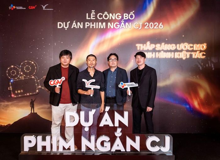 Hội đồng thẩm định của mùa giải năm nay tại Lễ Công bố Dự án phim ngắn CJ mùa 7