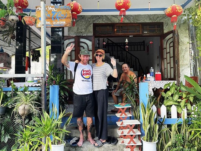 Du khách lưu trú tại homestay trên đảo Cù Lao Chàm