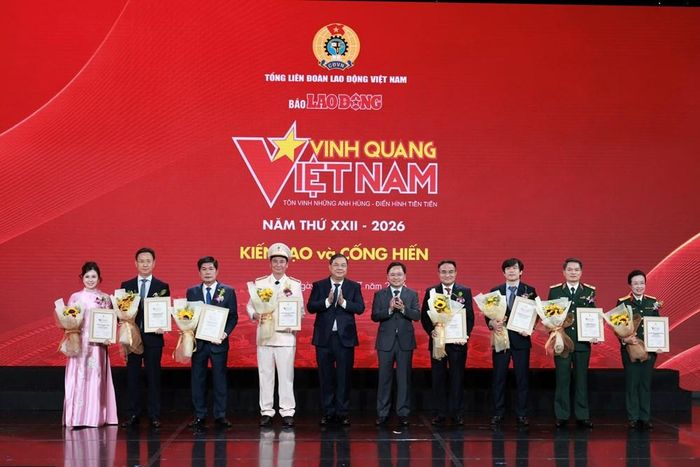 8 tập thể được vinh danh trong Chương trình Vinh quang Việt Nam 2026