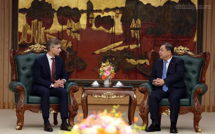 Phó Thủ tướng Thường trực Phạm Gia Túc đề nghị hai bên mở rộng hợp tác trên tất cả các lĩnh vực - Ảnh: VGP/Phương Nguyên