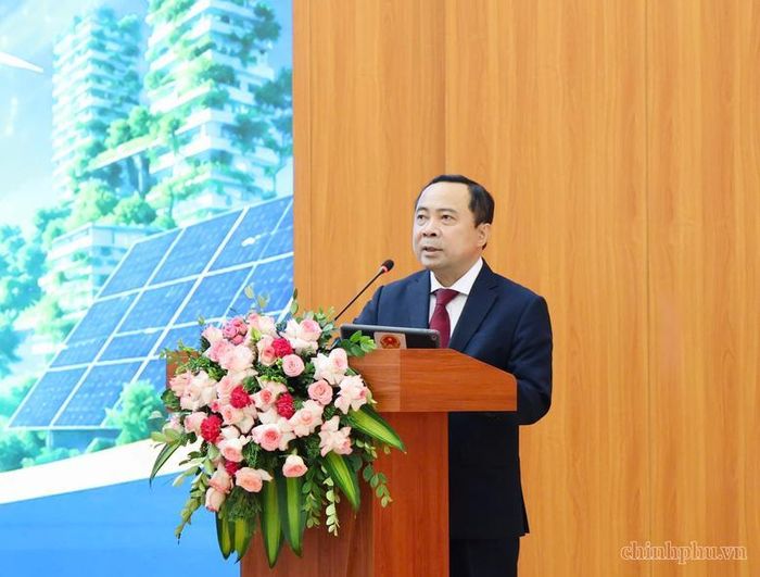 Bộ trưởng Bộ Khoa học và Công nghệ Vũ Hải Quân phát biểu tại Hội thảo - Ảnh: VGP/Thu Giang