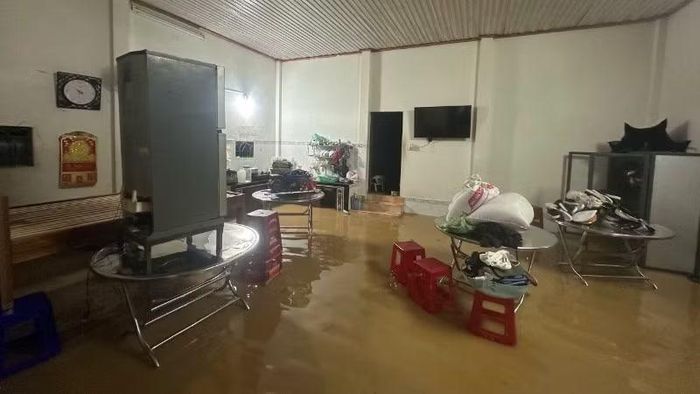 Tài sản được đưa lên cao.