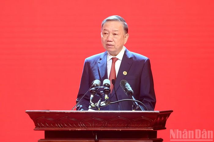 Tổng Bí thư, Chủ tịch nước Tô Lâm phát biểu chỉ đạo Đại hội.