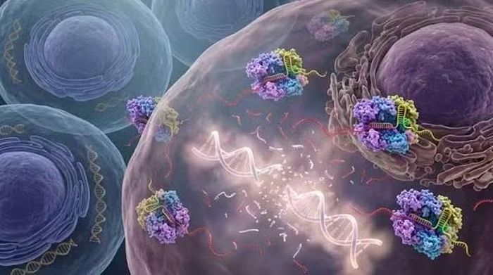 Enzyme Cas12a2 này nhận diện và cắt nhỏ DNA của các tế bào ung thư khiến chúng bị tiêu diệt.