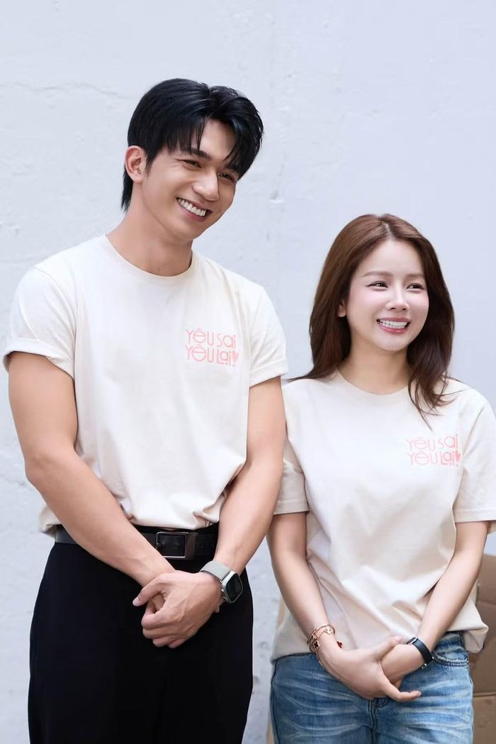 Đỗ Nhật Hoàng bên DJ Mie. Ảnh: FB Đỗ Nhật Hoàng.