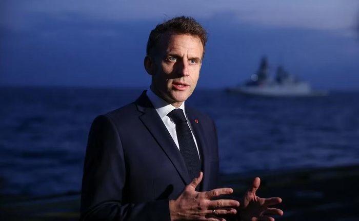 Tổng thống Pháp Emmanuel Macron. Ảnh: AP.