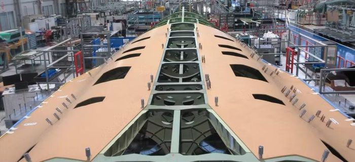 Công tác lắp ráp mô hình trình diễn không chiến (Combat Air Demonstrator) để thử nghiệm các công nghệ sẽ được sử dụng trong máy bay chiến đấu GCAP.