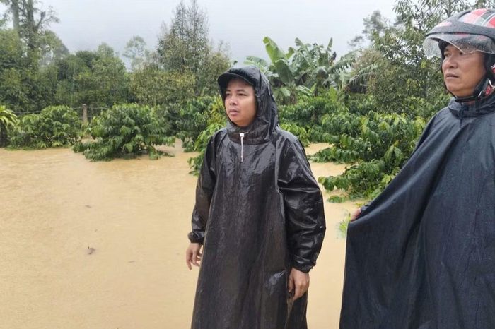 Đến sáng 28/7, mưa vẫn tiếp diễn ở khu vực Bảo Lộc.