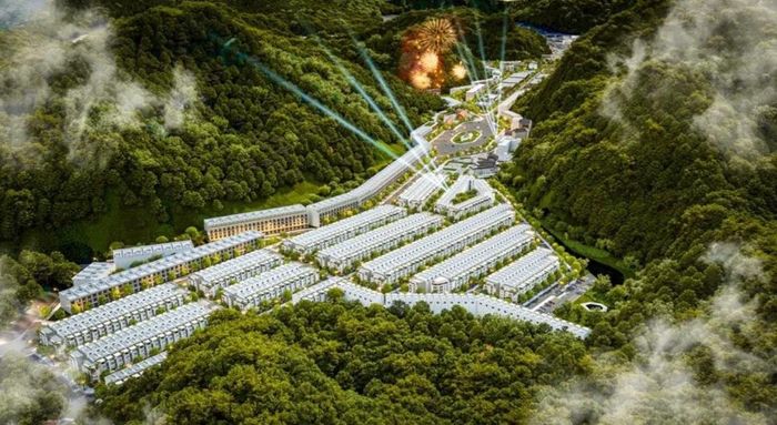 Phối cảnh một góc cửa khẩu Tân Thanh sau khi thực hiện đề án.