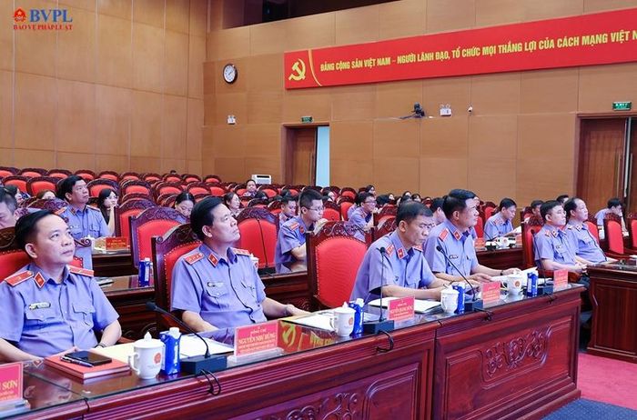  Lãnh đạo VKSND tối cao và đại biểu dự Hội nghị.