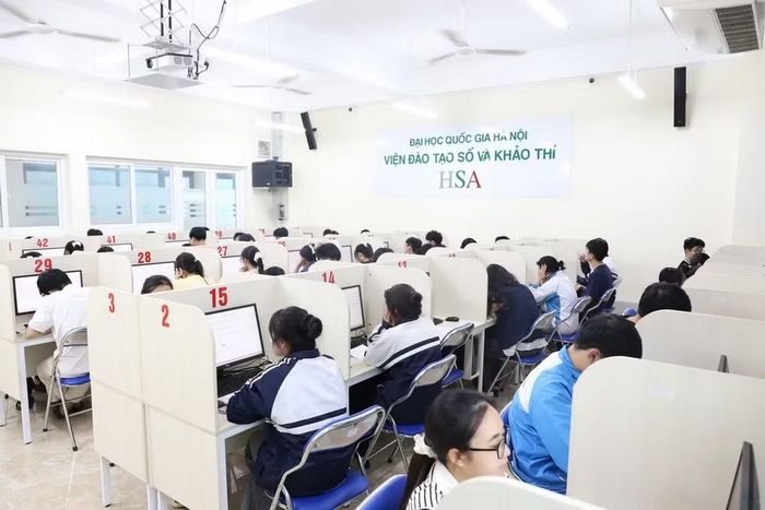 Trong nhiều năm qua, Đại học Quốc gia Hà Nội đã tổ chức kỳ thi đánh giá năng lực trên máy tính. (Nguồn: Đại học Quốc gia Hà Nội)