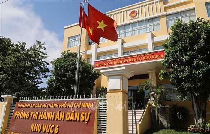 Phòng Thi hành án dân sự Khu vực 6 TP Hồ Chí Minh.