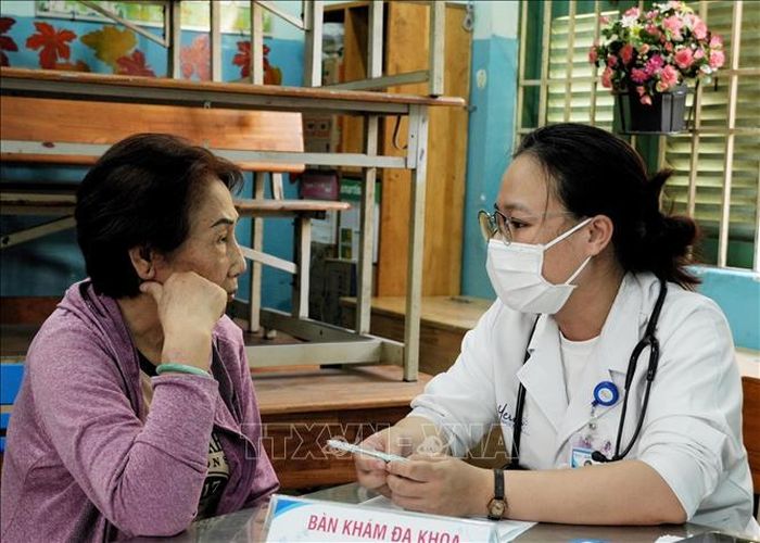 Tỉnh Khánh Hòa thực hiện khám sức khỏe sàng lọc miễn phí cho các đối tượng được ưu tiên năm 2026. Ảnh: Phan Sáu/TTXVN