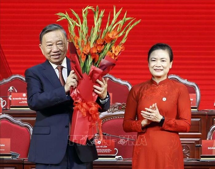 Tổng Bí thư, Chủ tịch nước Tô Lâm giữ cương vị Chủ tịch danh dự Hội Chữ thập đỏ Việt Nam nhiệm kỳ 2026 - 2031. Ảnh: Thống Nhất/TTXVN