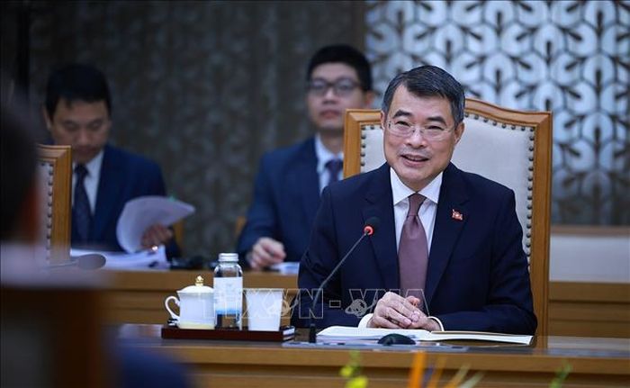Thủ tướng Lê Minh Hưng tiếp Trưởng đại diện Quỹ Tiền tệ quốc tế tại Việt Nam. Ảnh: Dương Giang/TTXVN