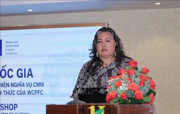 Bà Rhea Moss-Christian, Giám đốc điều hành Ủy ban Nghề cá Tây và Trung Thái Bình Dương (WCPFC).