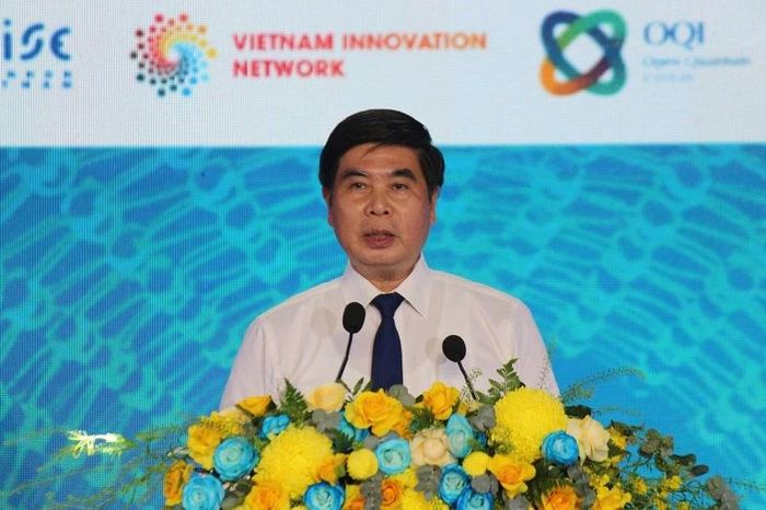 Ông Lâm Hải Giang - Phó Chủ tịch UBND tỉnh Gia Lai, phát biểu tại chương trình. 