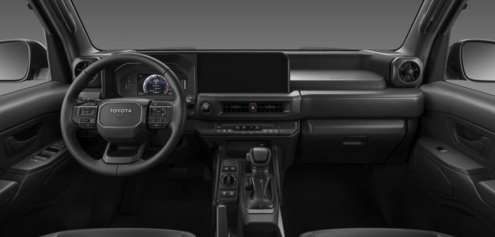 Không gian nội thất Toyota Land Cruiser FJ có thiết kế thừa hưởng từ "đàn anh" Prado (Ảnh: TMV).