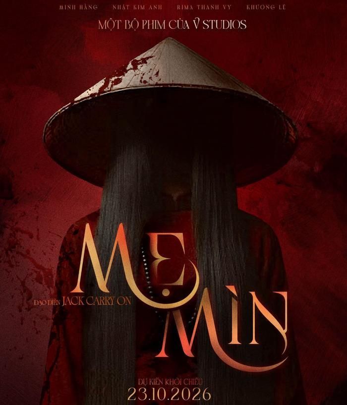 Mẹ Mìn quy tụ dàn sao đa thế hệ gồm Minh Hằng, Rima Thanh Vy, Đại Nghĩa, Phát La, Huỳnh Nhựt và Duy Khương, dự kiến công chiếu dịp Halloween 2026. Ảnh: NSX